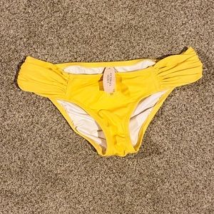 NEW - VICTORIA SECRET - bikini bottoms YELLOW - XS